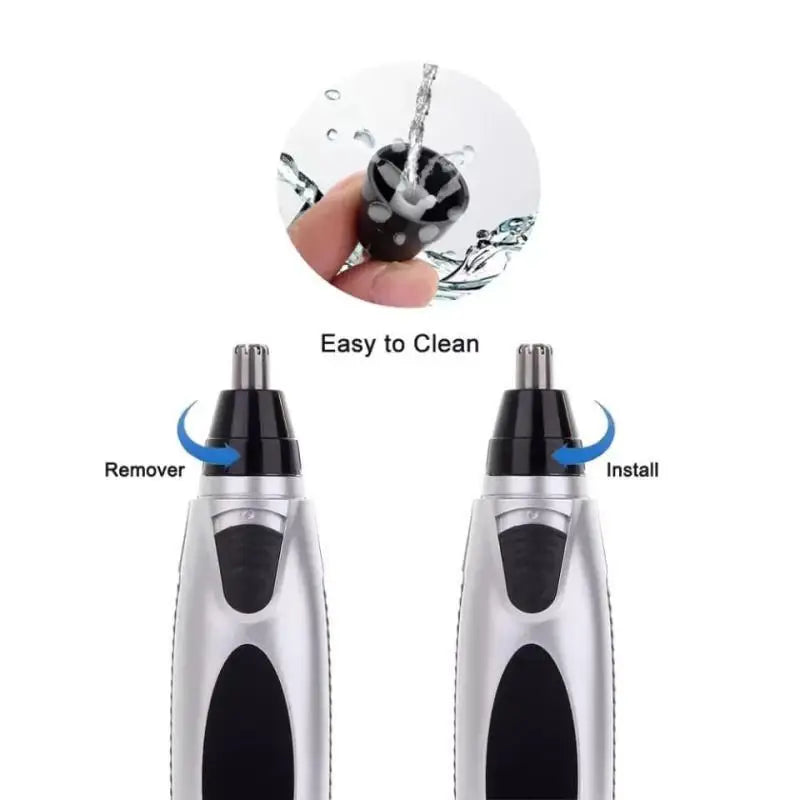 Aparador removedor de pêlos elétrico/portátil para nariz/orelha/rosto/depilador facial