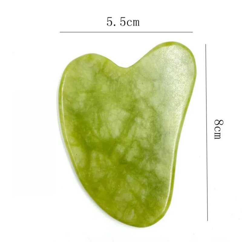 Pedra Gua Sha Formato Coração