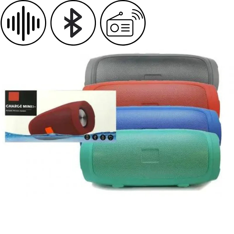 CHARGE MINI 3+ Caixa de Som Bluetooth Alto Falante Portátil sem Fio Eficiência Acústica