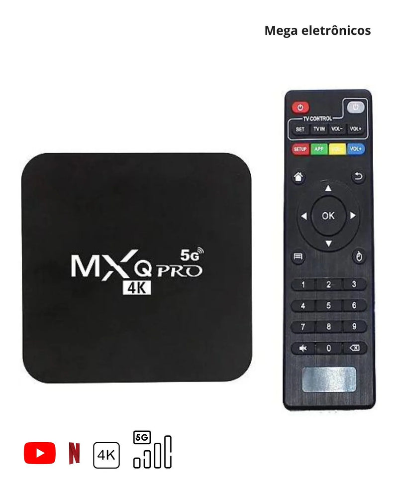 Android 11.1 Smart TV Box com Wi-Fi, Caixa de Internet 5G, Instalação de Televisão, 512GB, 4K, Transform, Internet