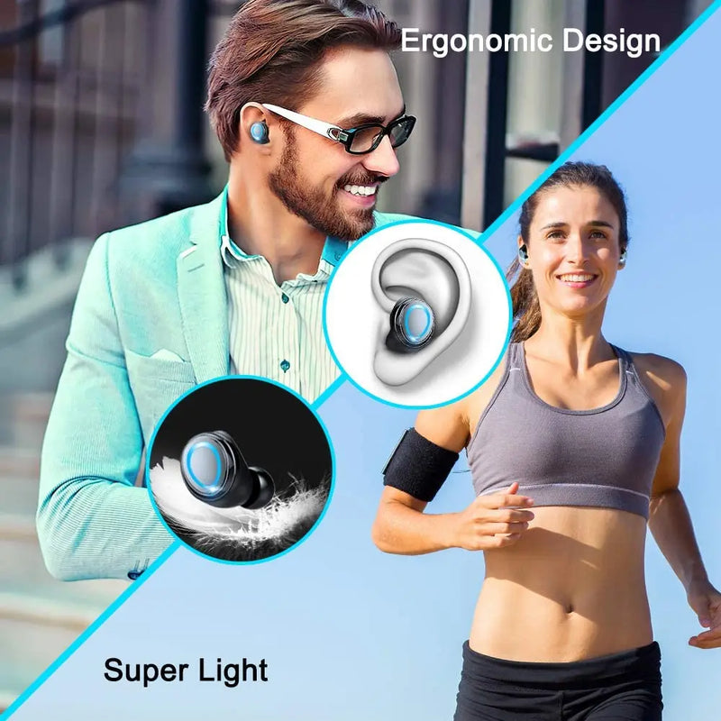 E10 Touch Noise Reduction Fones De Ouvido Impermeável, TWS, Bluetooth 5.1