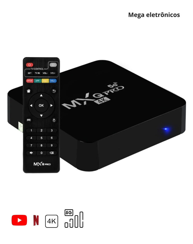 Android 11.1 Smart TV Box com Wi-Fi, Caixa de Internet 5G, Instalação de Televisão, 512GB, 4K, Transform, Internet